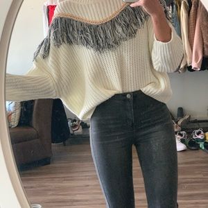 tassel sweater